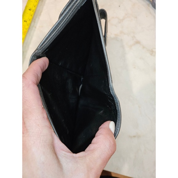 Gucci‎ Wallet Bifold Snap Closure Vintage Stripe Accent Made in Italy - Picture 6 of 16